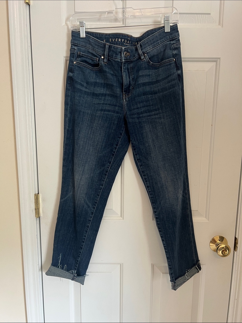 Everyday Dark Wash Girlfriend Jeans - Deep Blue